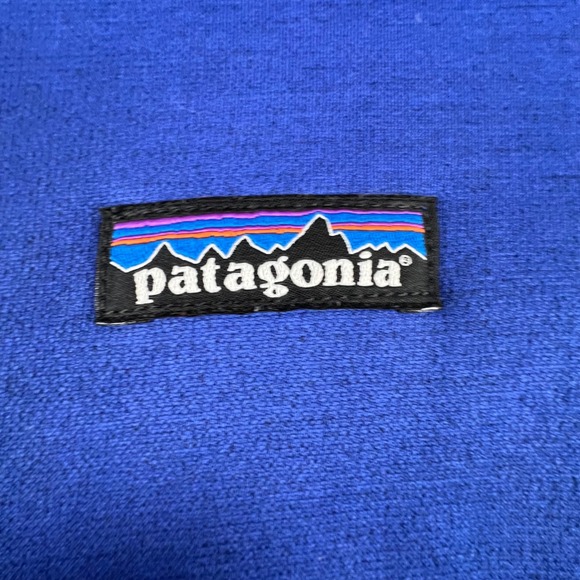 Patagonia Tech Fleece Jacket Full Zip Harvest Moon Blue Womens XS Ski Hike Gorp - Picture 2 of 12
